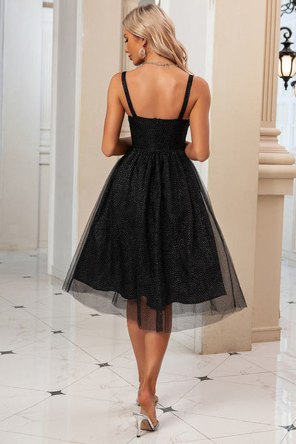 Robe Midi Tulle Scintillante - gallery 6