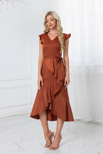 Robe Midi Terracotta - gallery 4