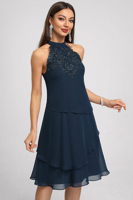 Robe Midi Éclosion Élégante