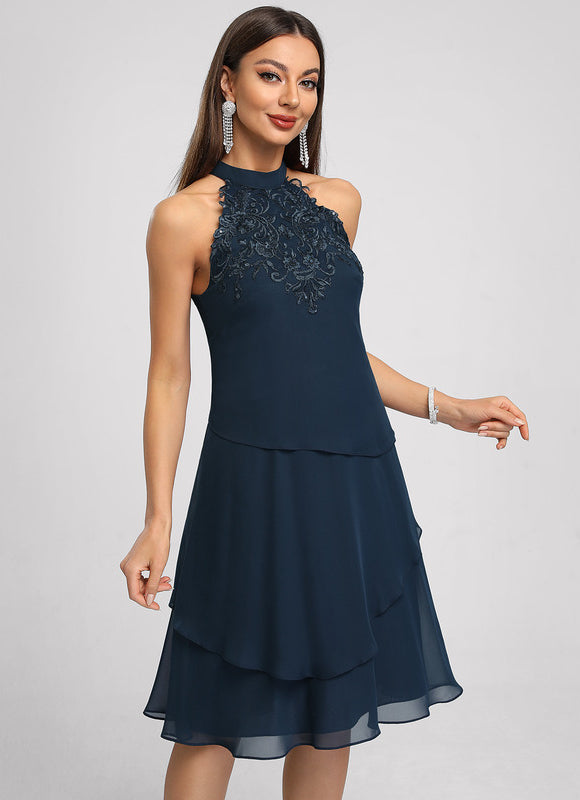 Robe Midi Éclosion Élégante