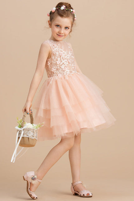 Robe Midi Tulle Pêche - gallery 4