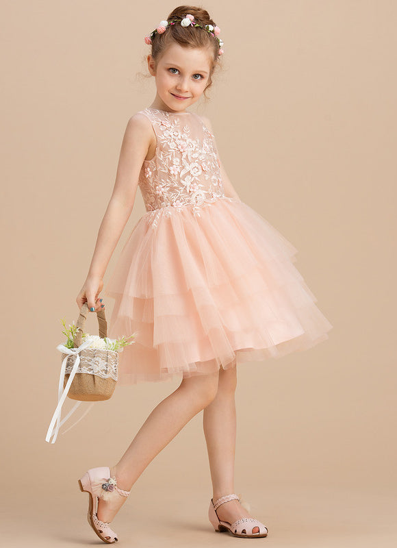 Robe Midi Tulle Pêche - gallery 4