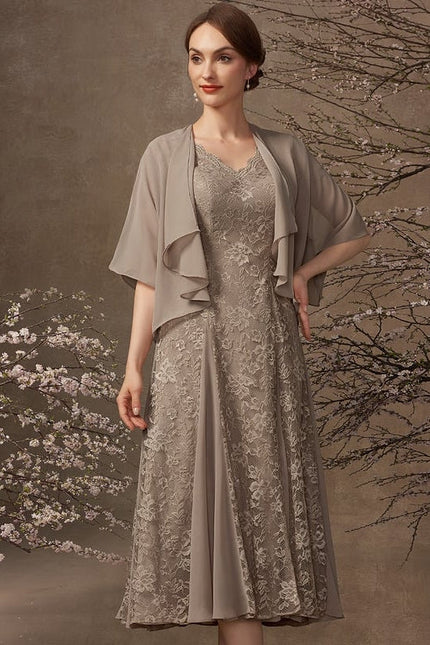 Robe Midi Élégance Nuptiale