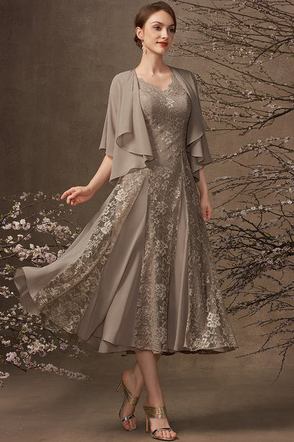 Robe Midi Élégance Nuptiale - gallery 5