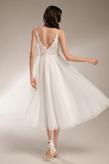 Robe Midi Tulle Aérienne - gallery 3