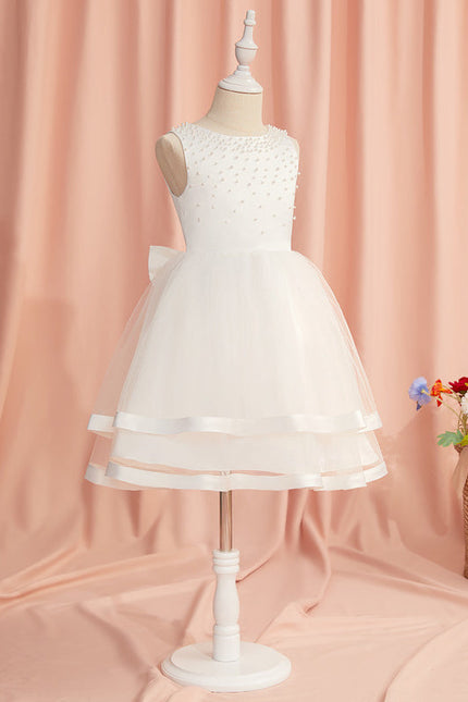 Robe Midi Enfant Satinée - gallery 4