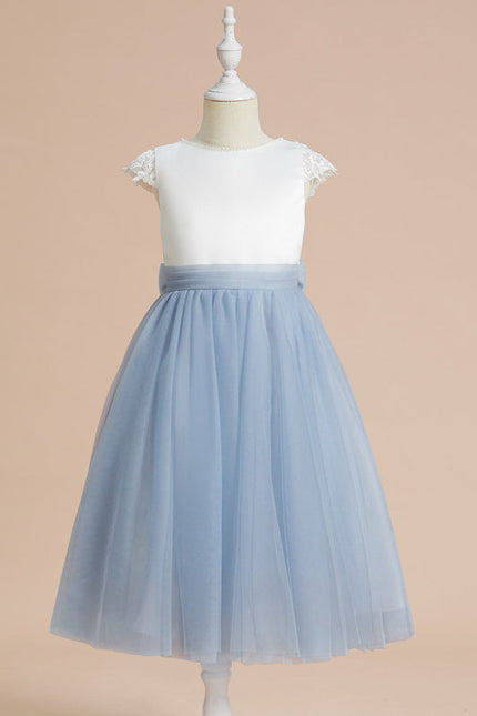 Robe Midi Tulle Bleu Céleste - gallery 1