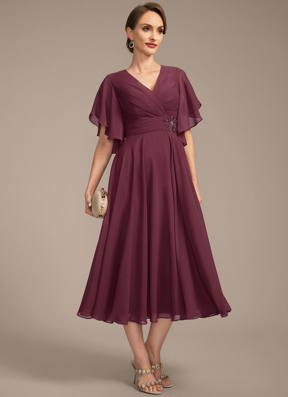 Robe Midi Mère Élégante - gallery 4