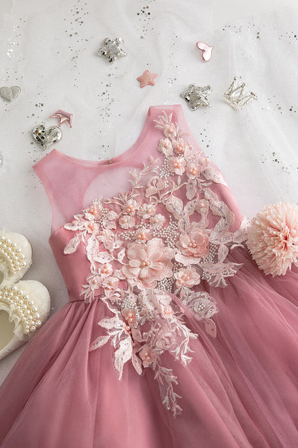 Robe Midi Fille Florale - gallery 3