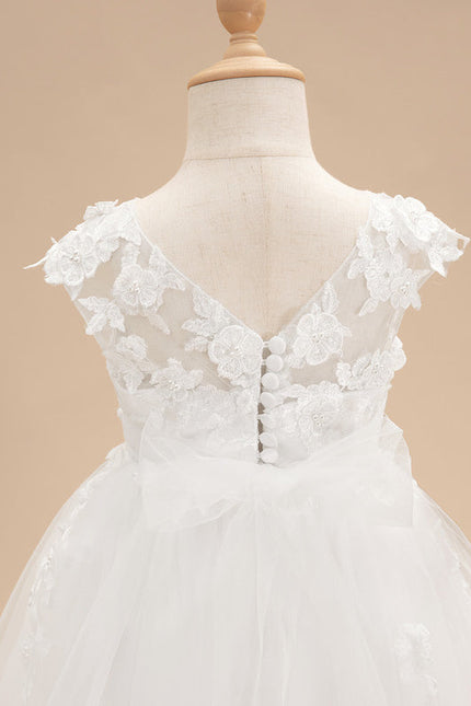 Robe Midi Enfant Évasée Tulle - gallery 8