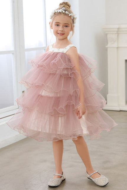 Robe Midi Tulle Volante