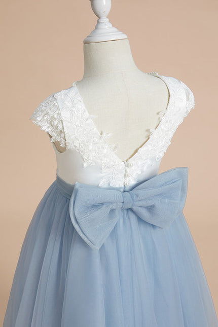 Robe Midi Tulle Bleu Céleste - gallery 4