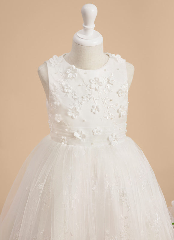 Robe Midi Nuptiale Enfant - gallery 6