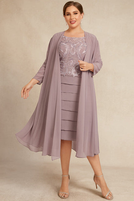 Robe Midi Lavande Chic - gallery 8