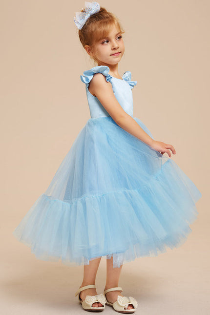 Robe Midi Tulle Bleu Pâle - gallery 5