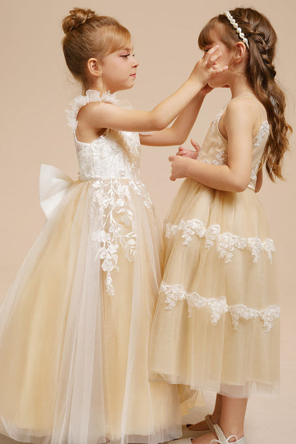 Robe Midi Tulle Doré - gallery 3