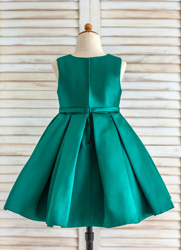Robe Midi Satin Menthe - gallery 5