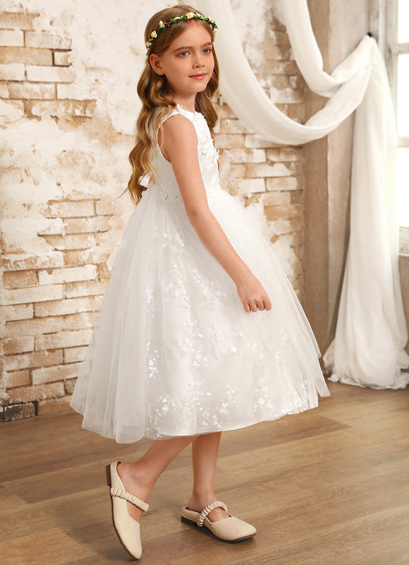 Robe Midi Nuptiale Enfant - gallery 8
