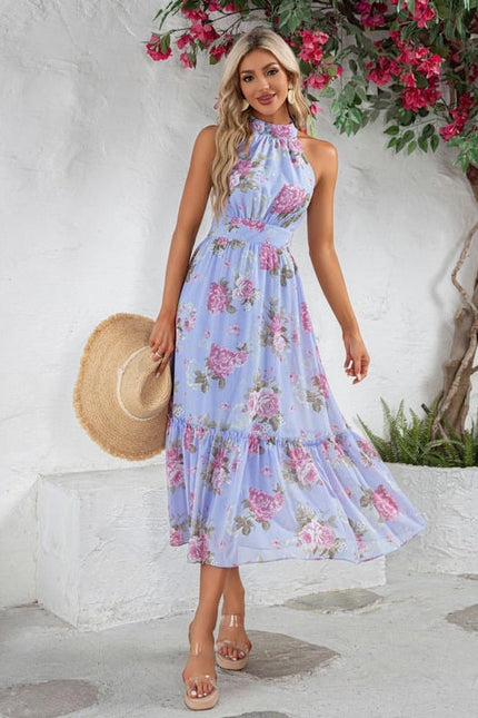 Robe Midi Fleurie Chic