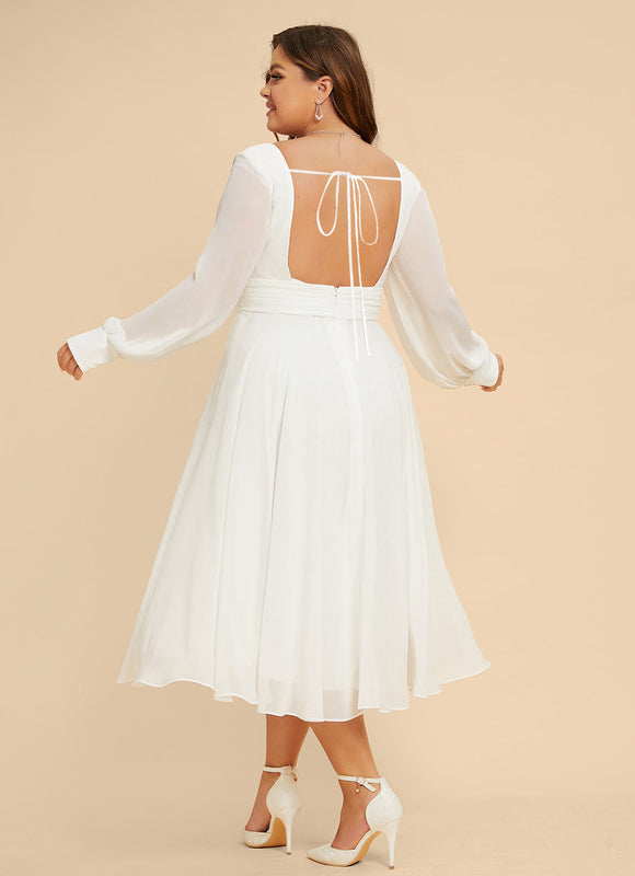 Robe Midi Éthérée Lumineuse - gallery 9