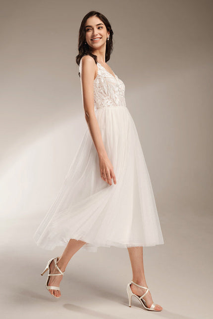 Robe Midi Tulle Aérienne - gallery 7