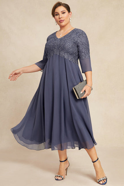 Robe Midi Élégance Ombre - gallery 7