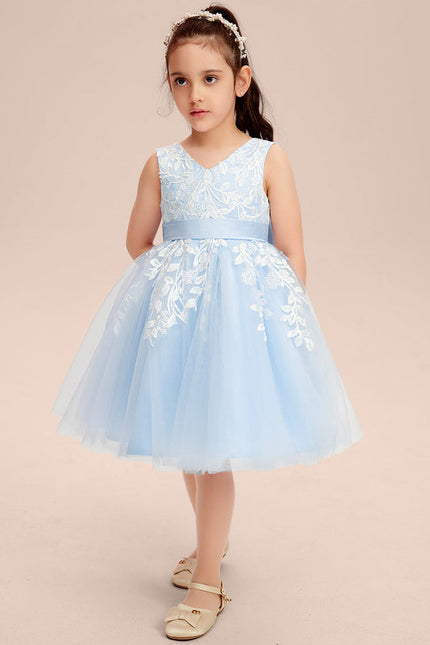Robe Midi Tulle Bleu Pastel - gallery 9