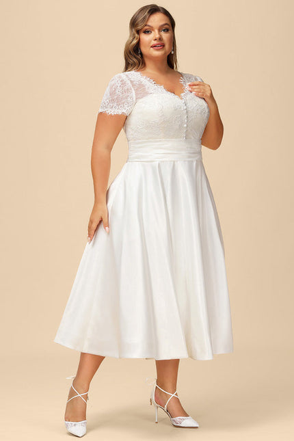 Robe Midi Éclat De Satin - gallery 7