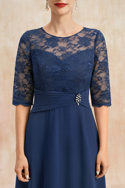 Robe Midi Mère Mariée Dentelle - gallery 6