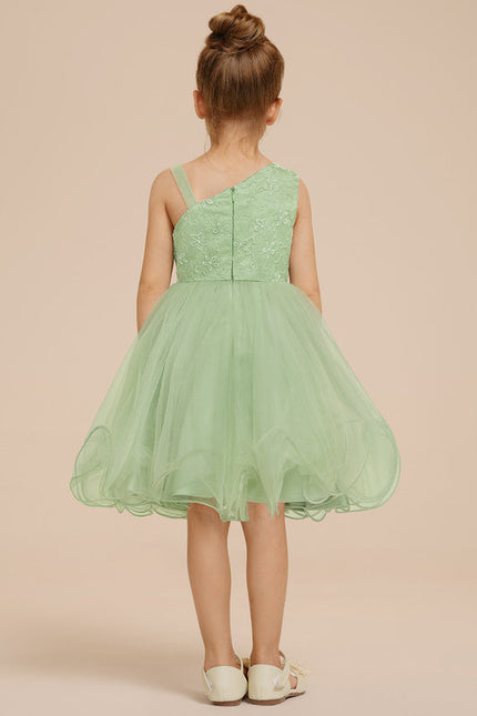 Robe Midi Tulle Verte - gallery 5