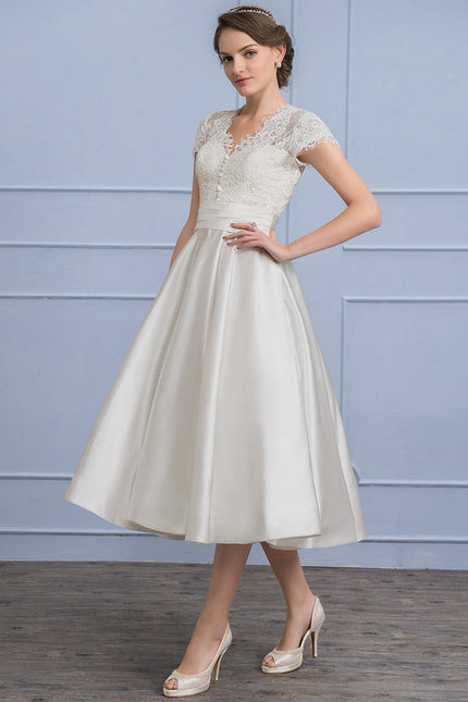 Robe Midi Éclat De Satin - gallery 3