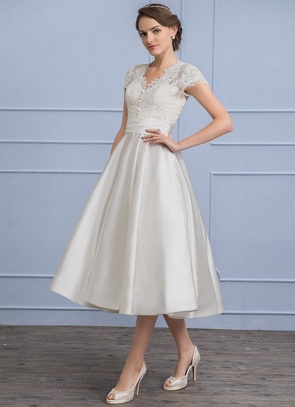 Robe Midi Éclat De Satin - gallery 3