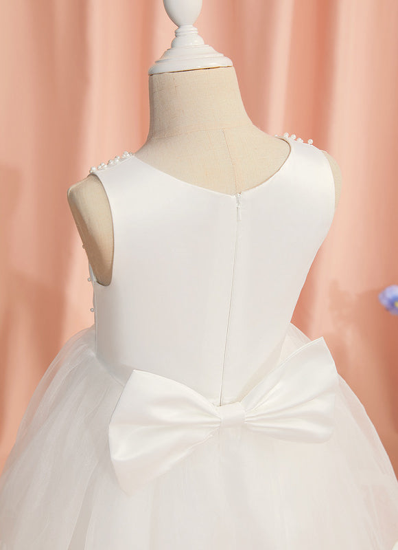 Robe Midi Enfant Satinée - gallery 6