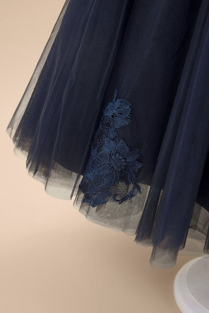 Robe Midi Tulle Une-Épaule - gallery 8