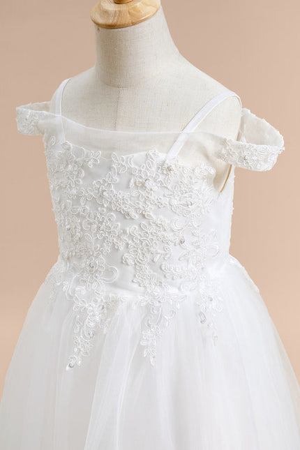 Robe Midi Enfant Mariage Tulle - gallery 4