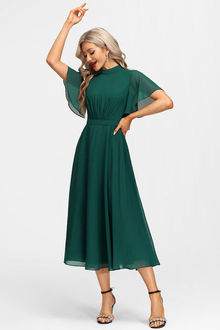 Robe Midi Élégance Émeraude - gallery 7