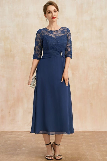 Robe Midi Mère Mariée Dentelle