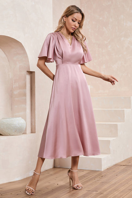 Robe Midi Noire Manche Longue
