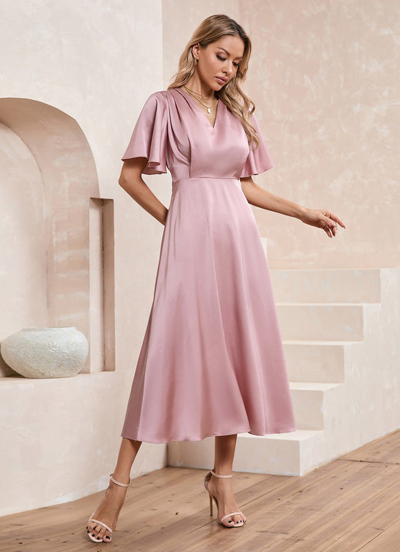 Robe Midi Noire Manche Longue