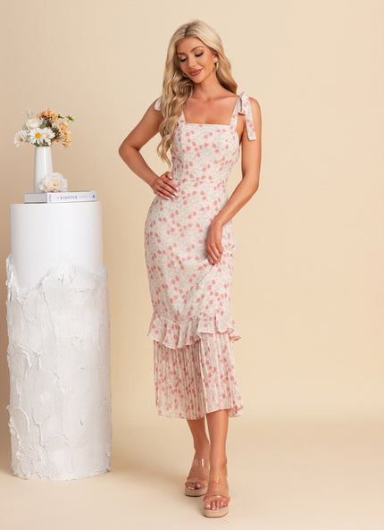 Robe Midi Florale Douce