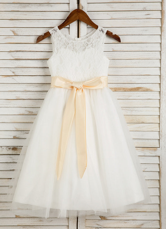 Robe Midi Écru Enfant - gallery 2