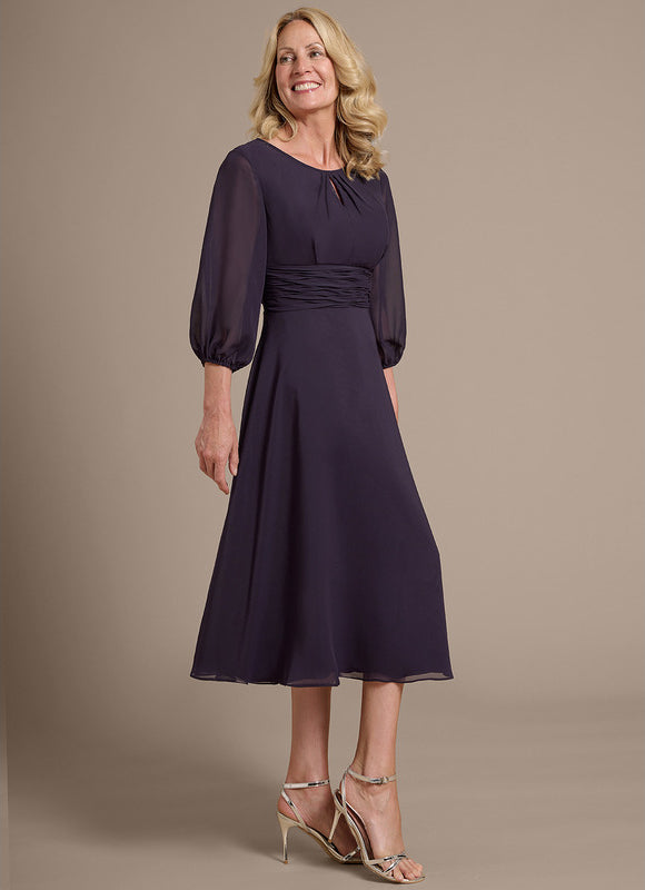 Robe Midi Prune - gallery 3