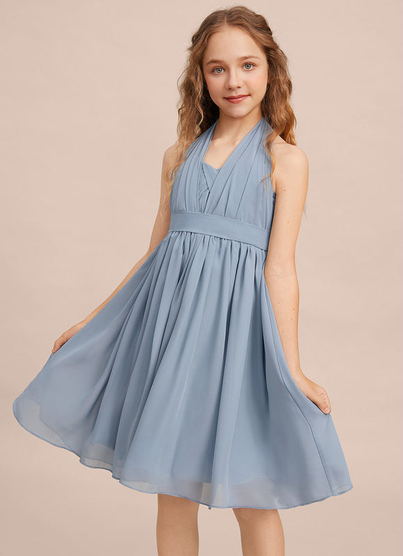 Robe Midi Chiffon Céleste - gallery 8