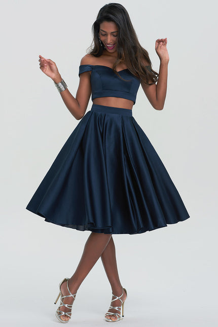 Robe Midi Satinée Cintrée - gallery 4