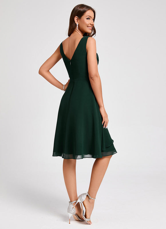 Robe Midi Éclatante Drapée - gallery 1