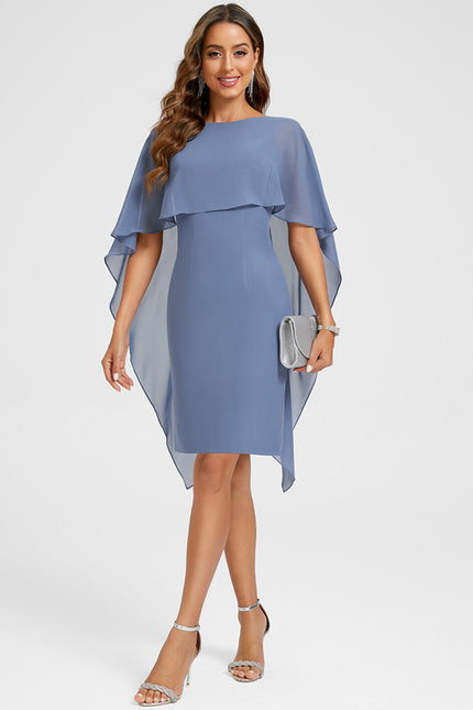 Robe Midi Drapée Prune - gallery 6