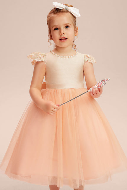 Robe Midi Pêche Élégante - gallery 8