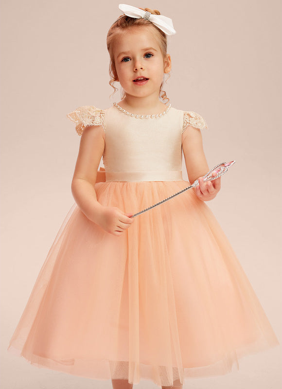 Robe Midi Pêche Élégante - gallery 8