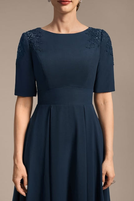 Robe Midi Marine Chic - gallery 6
