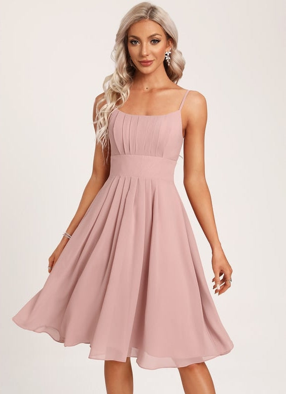 Robe Midi Mousseline Élégante